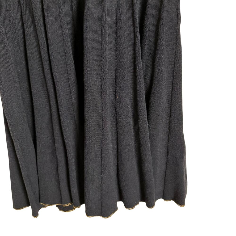 Draper James Magnolia Navy Red Fit & Flare Knit Short Sleeve Sweater Dress Sz M - Picture 11 of 15